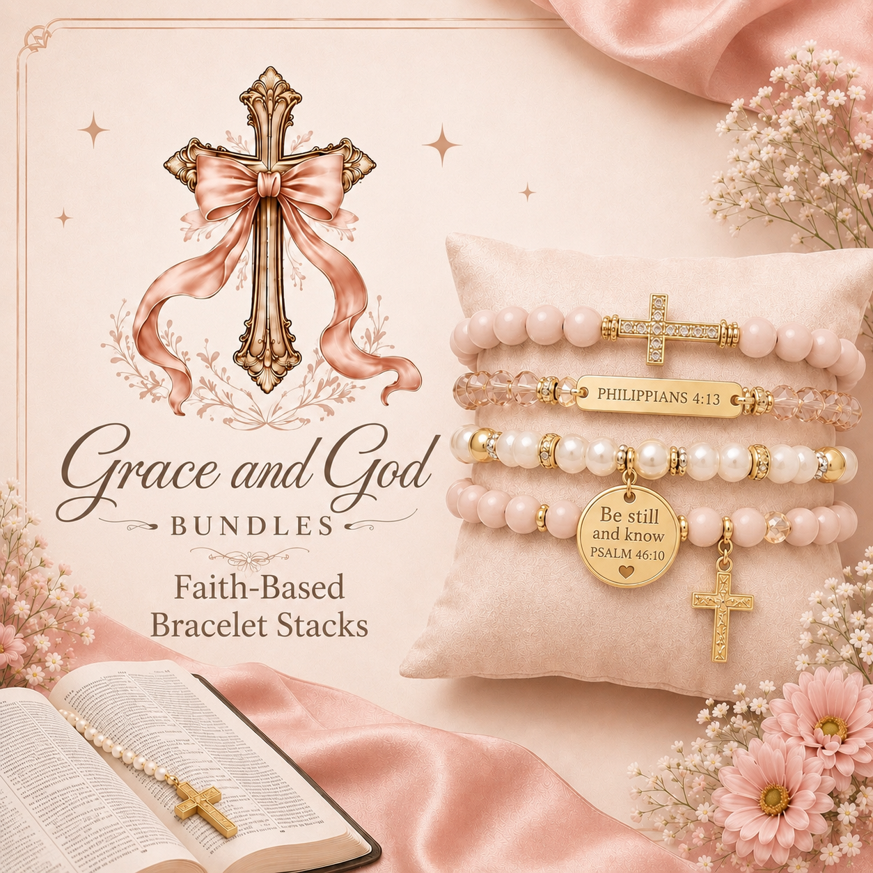 Faith-Based Bracelet Stacks